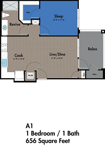 Floor plan A1