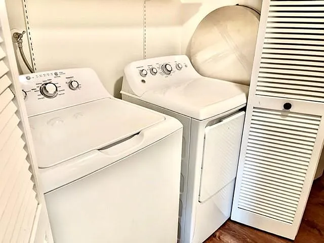 Laundry Area with washer and dryer