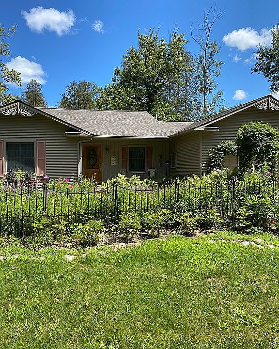 Roadside view with garden
