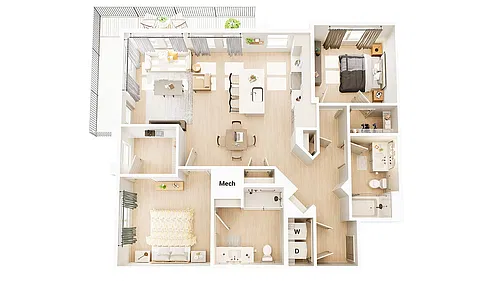 Floor plan B4-HC