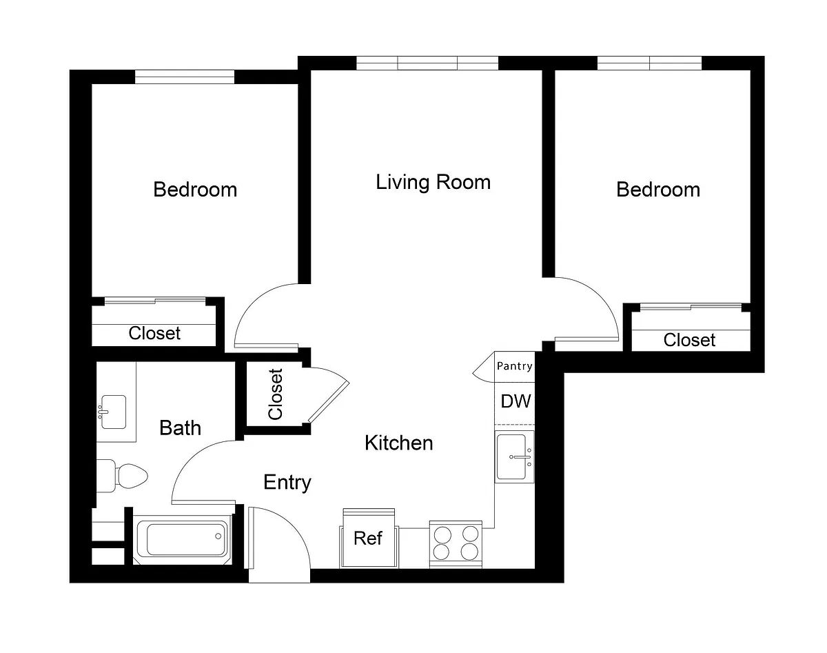 Floor plan B1
