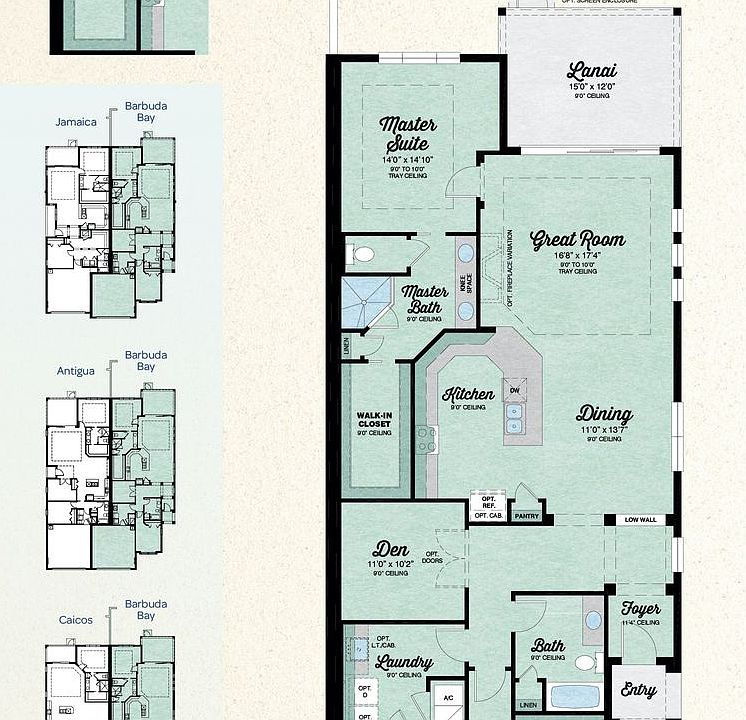 Barbuda Bay Plan, Latitude Margaritaville Hilton Head, South Carolina
