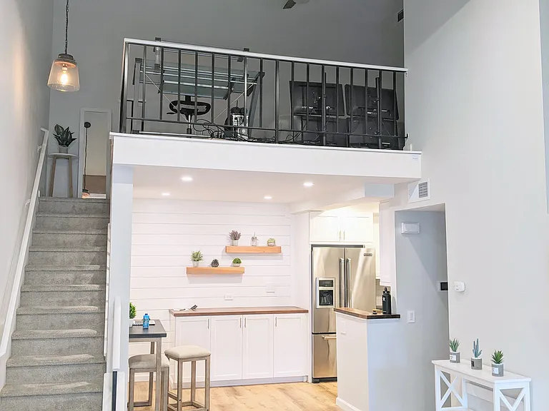 Stairs to the large 2nd bedroom loft/office