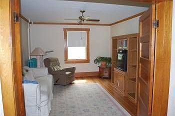 Formal Living Room with French doors