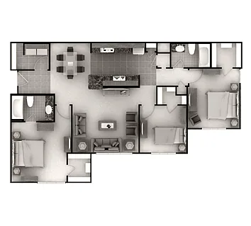Floor plan 3C