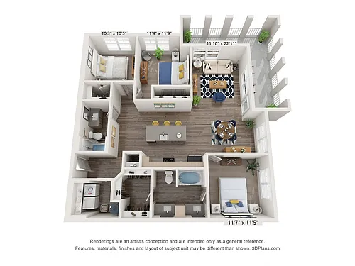Floor plan Graham