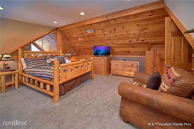 The loft bedroom