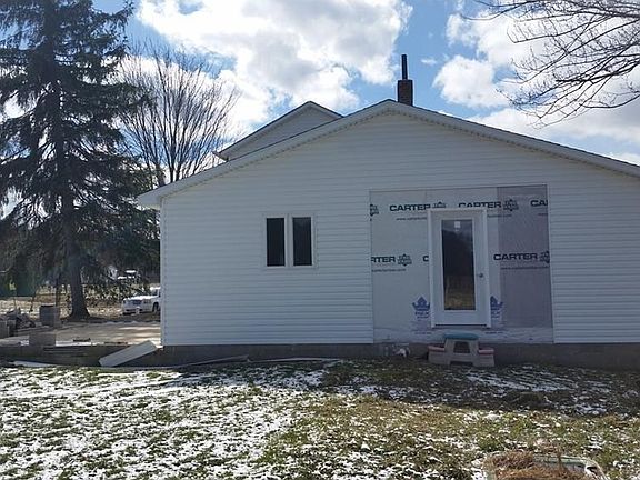 Back of main house - newer windows & doors here.