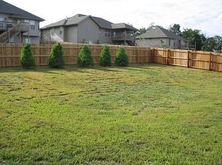 Back Yard w/Privacy Fence 