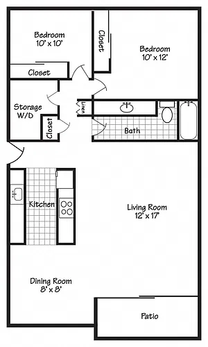 Floor plan Evergreen