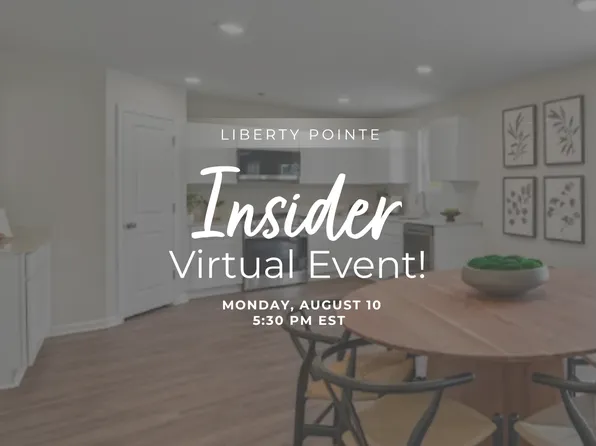 Homes Available Soon, Liberty Pointe