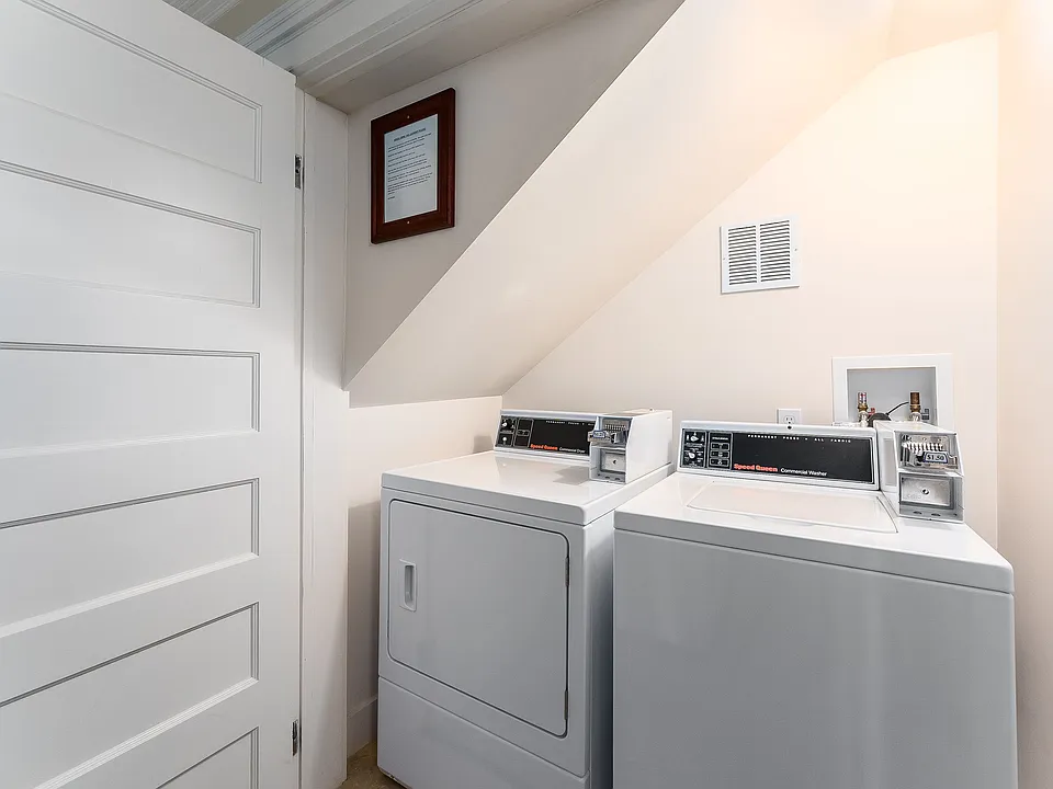 Laundry on second floor