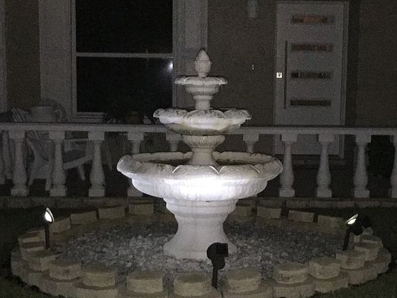 Solar Lit Fountain