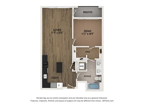 Floor plan A116