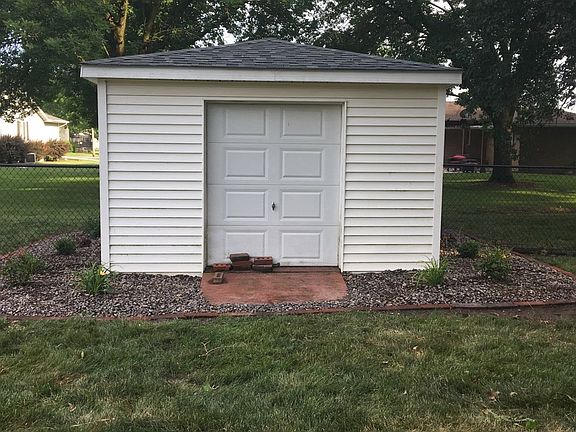 Shed in Backyard