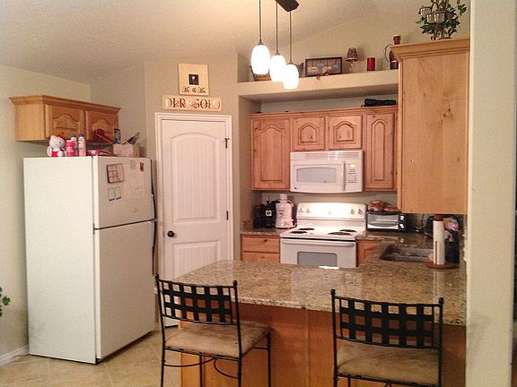 Generous counter space.