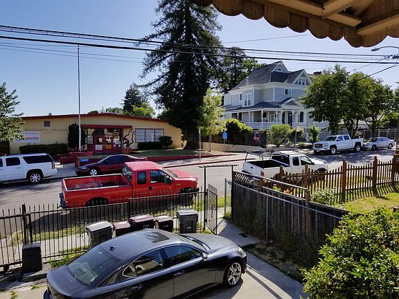 Look out from the living room window.