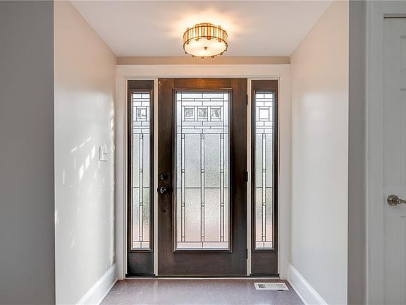 Bright and open foyer.