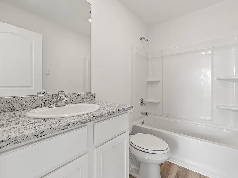 Private master bathroom.