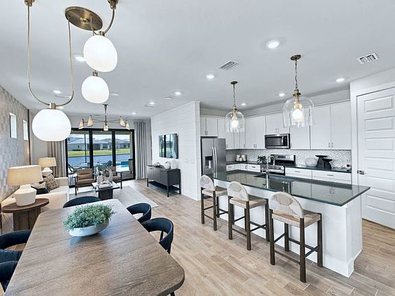 Kitchen with designer finishes