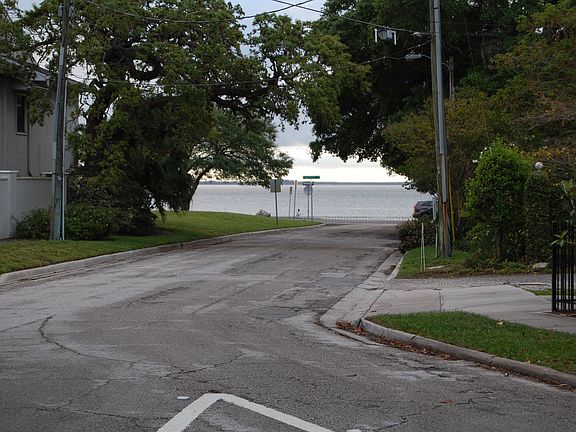 View down the road