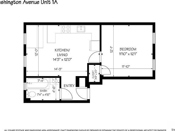 2nd image of 495 Washington Ave APT 1A