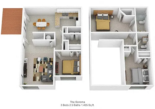 Floor plan The Sonoma