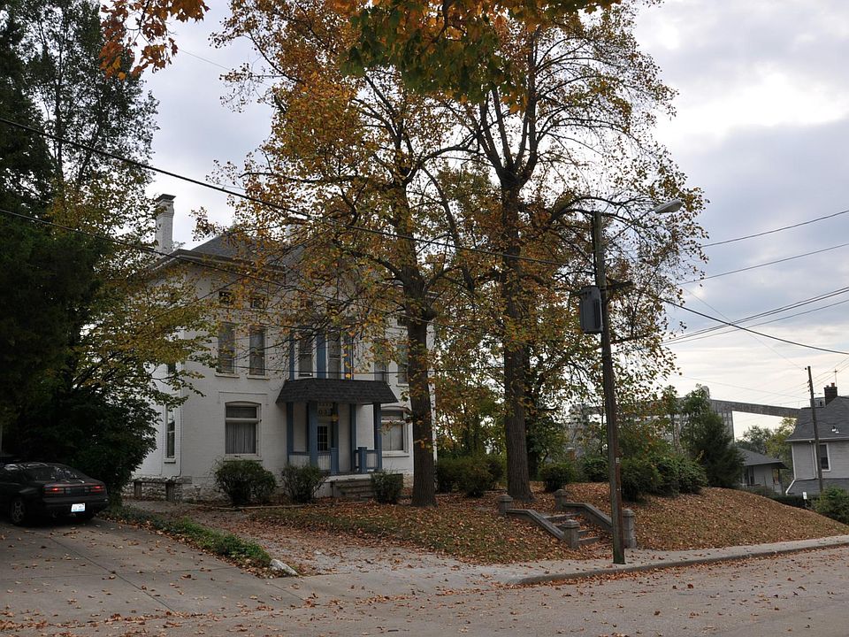 Front of apartment building