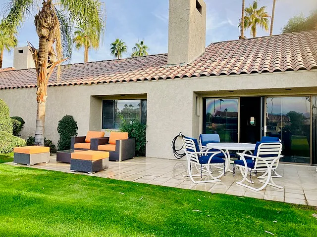 Spacious back patio.