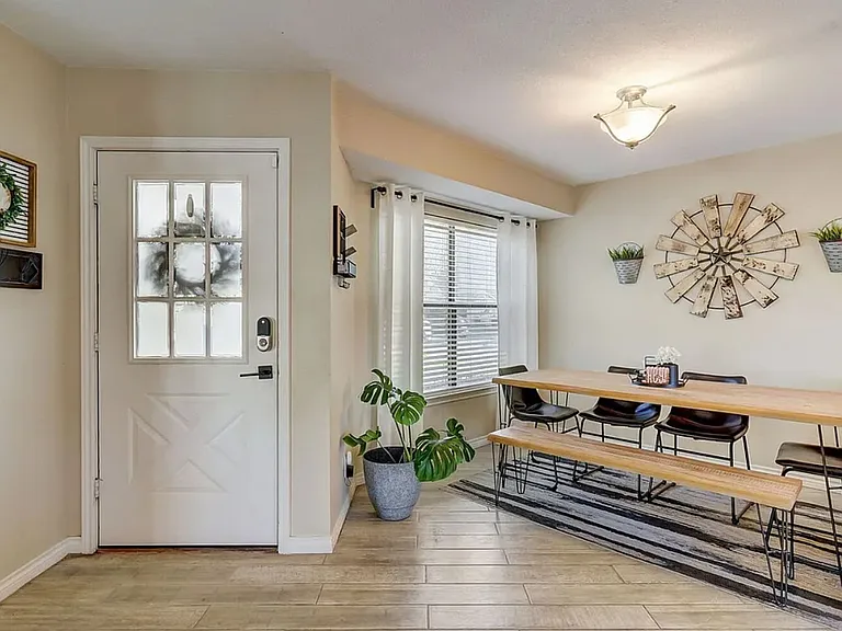 Front Door/ Dining room