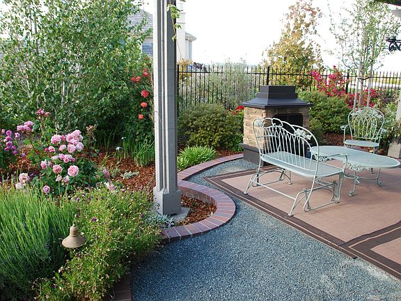 Backyard Fireplace