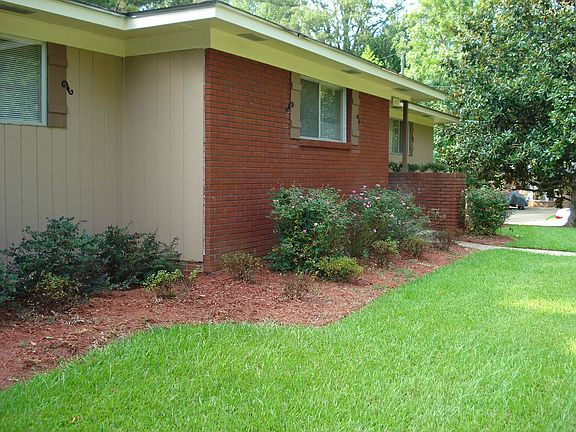 Side view of Landscaping