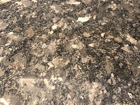 Steely gray granite!