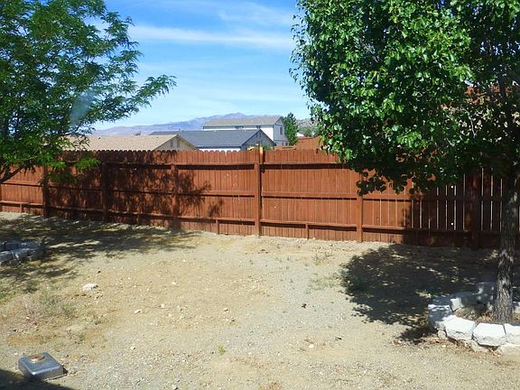 spacious backyard