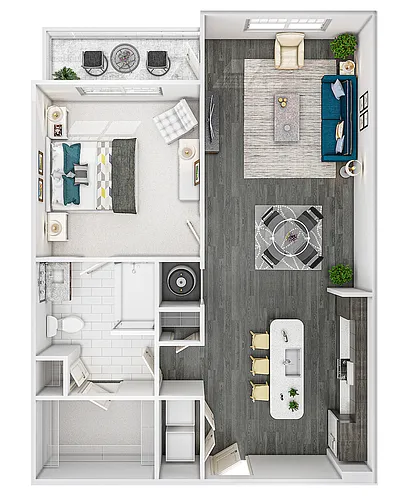 Floor plan HENDRIX - (Downtown location)