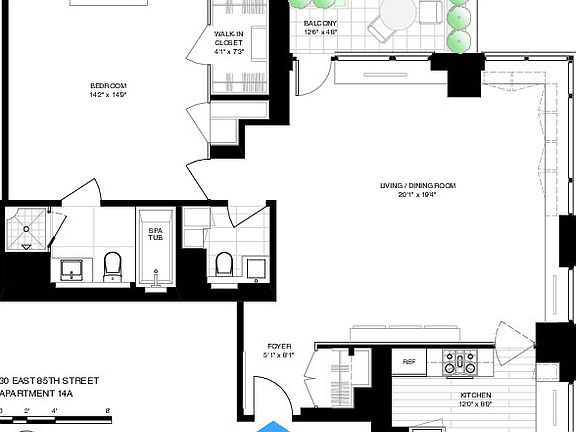 2nd image of 30 E 85th St APT 14A