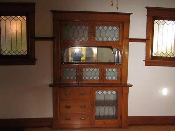 Built in china cabinet