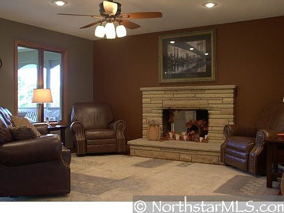 Living room foreplace