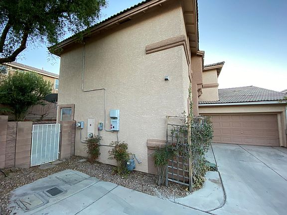 side gate and solar installation, utilities meters