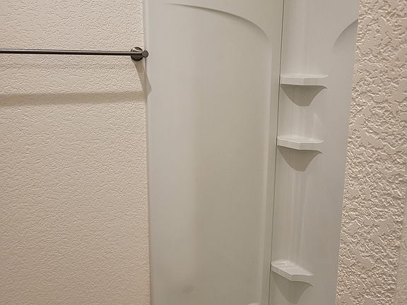 Master 3/4 bath (will have glass door).