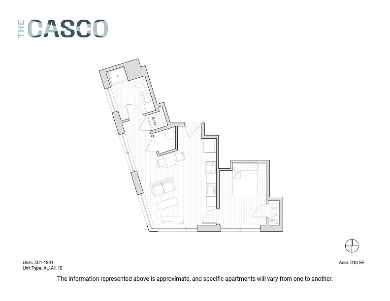Floor plan The Casco - Seal Island