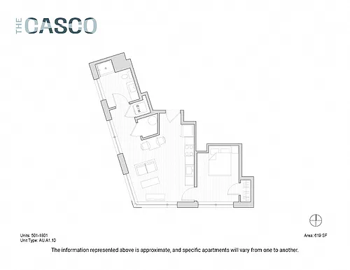Floor plan The Casco - Seal Island
