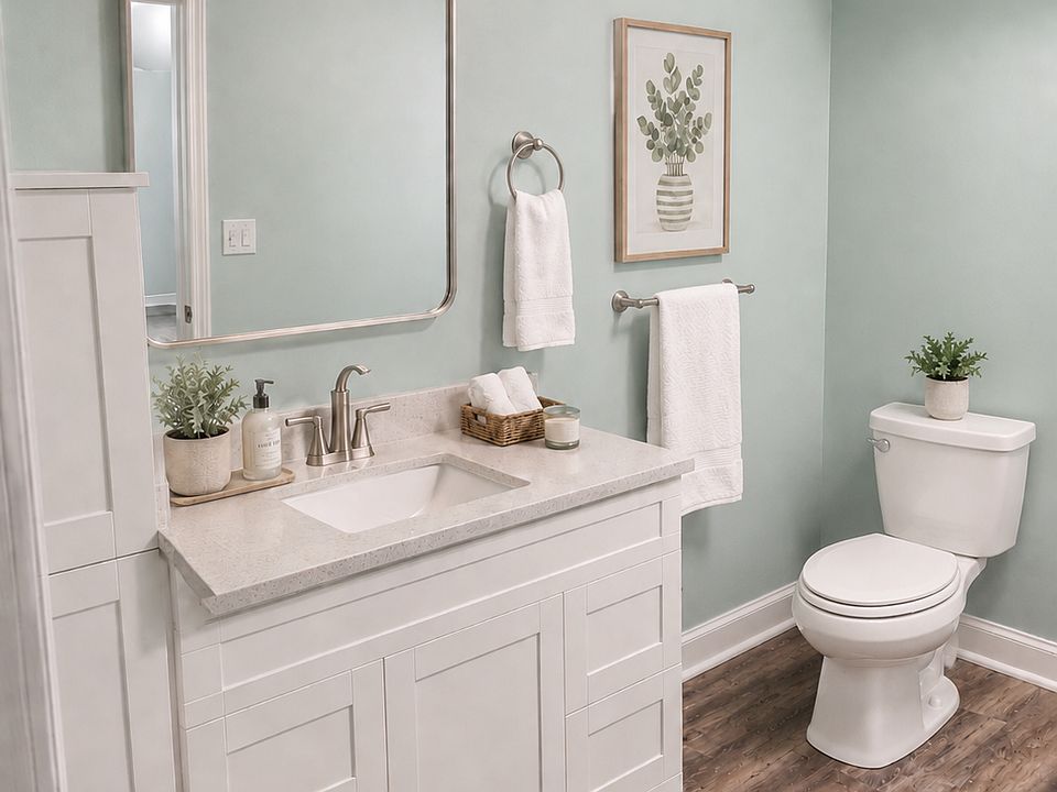 bathroom with full size tub/shower