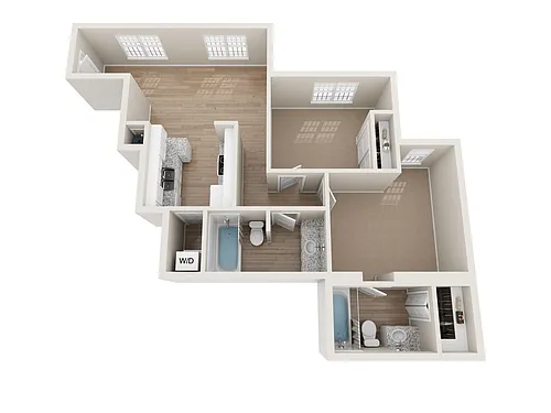 Floor plan B2UF Floor Plan