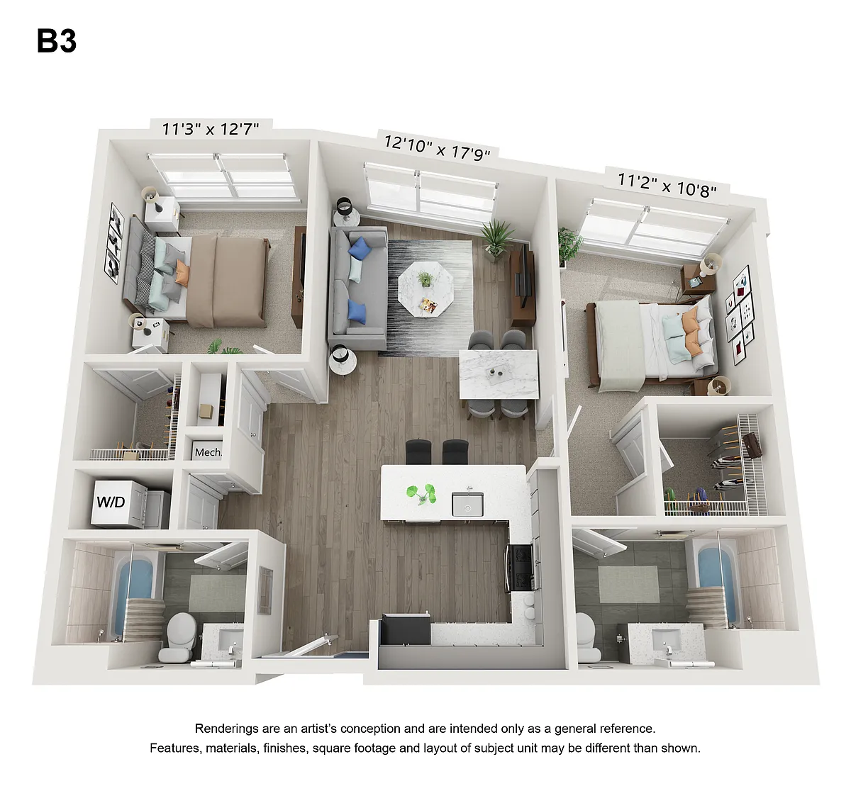 Floor plan AF-B3