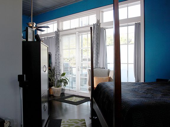 French doors to patio