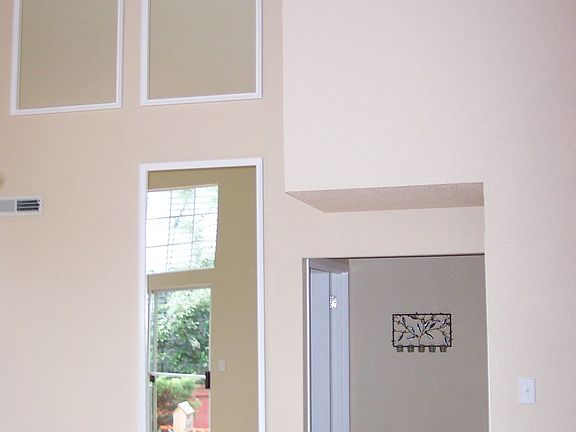 Living room vaulted ceilings