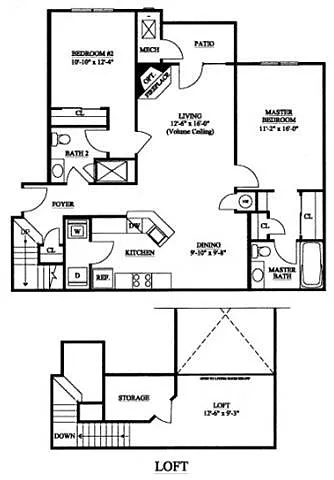 Floor plan The Dickinson