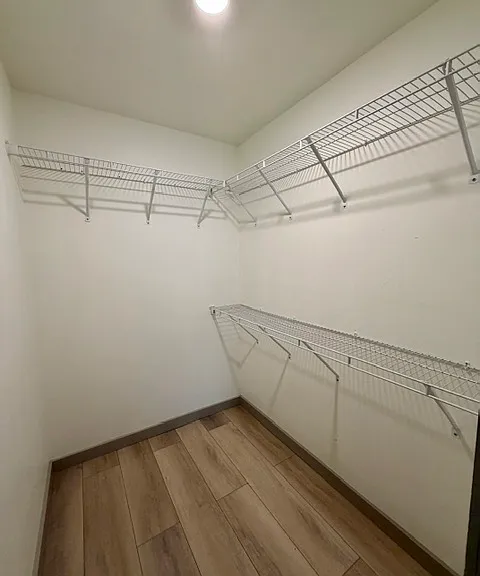 Primary closet