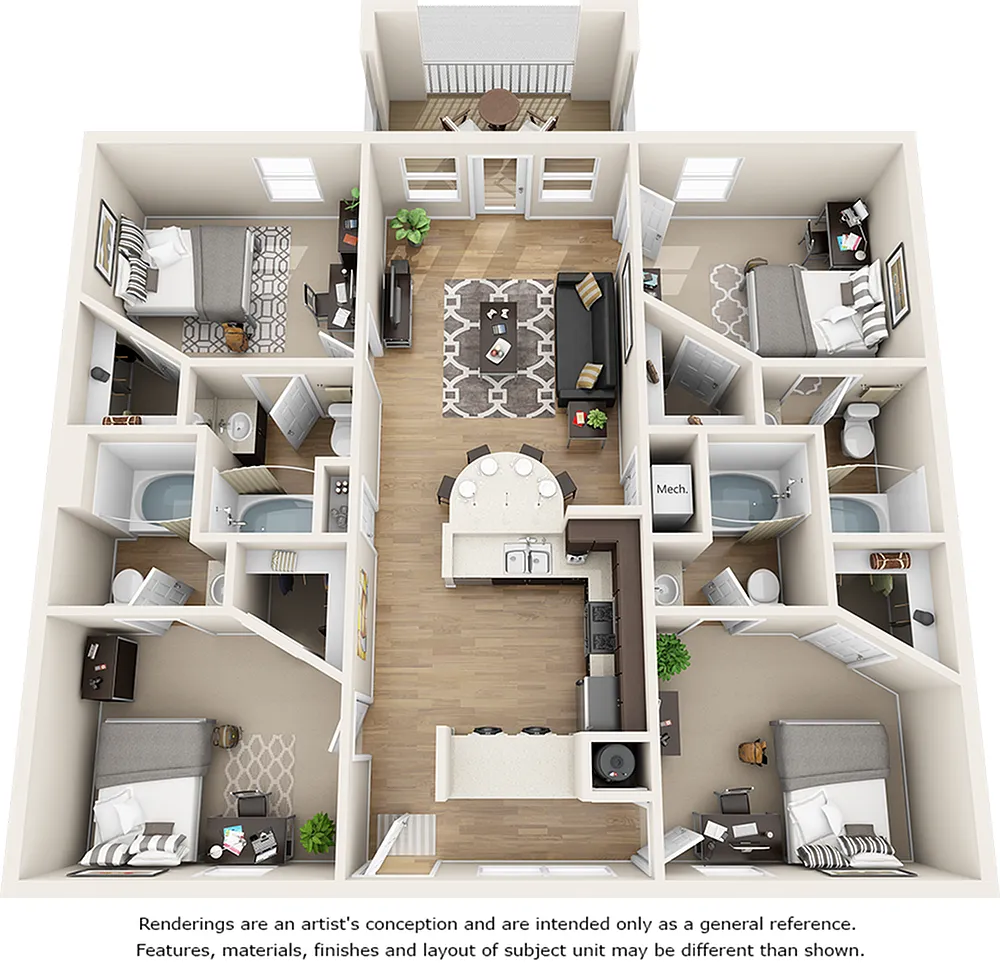 Floor plan Buchanan